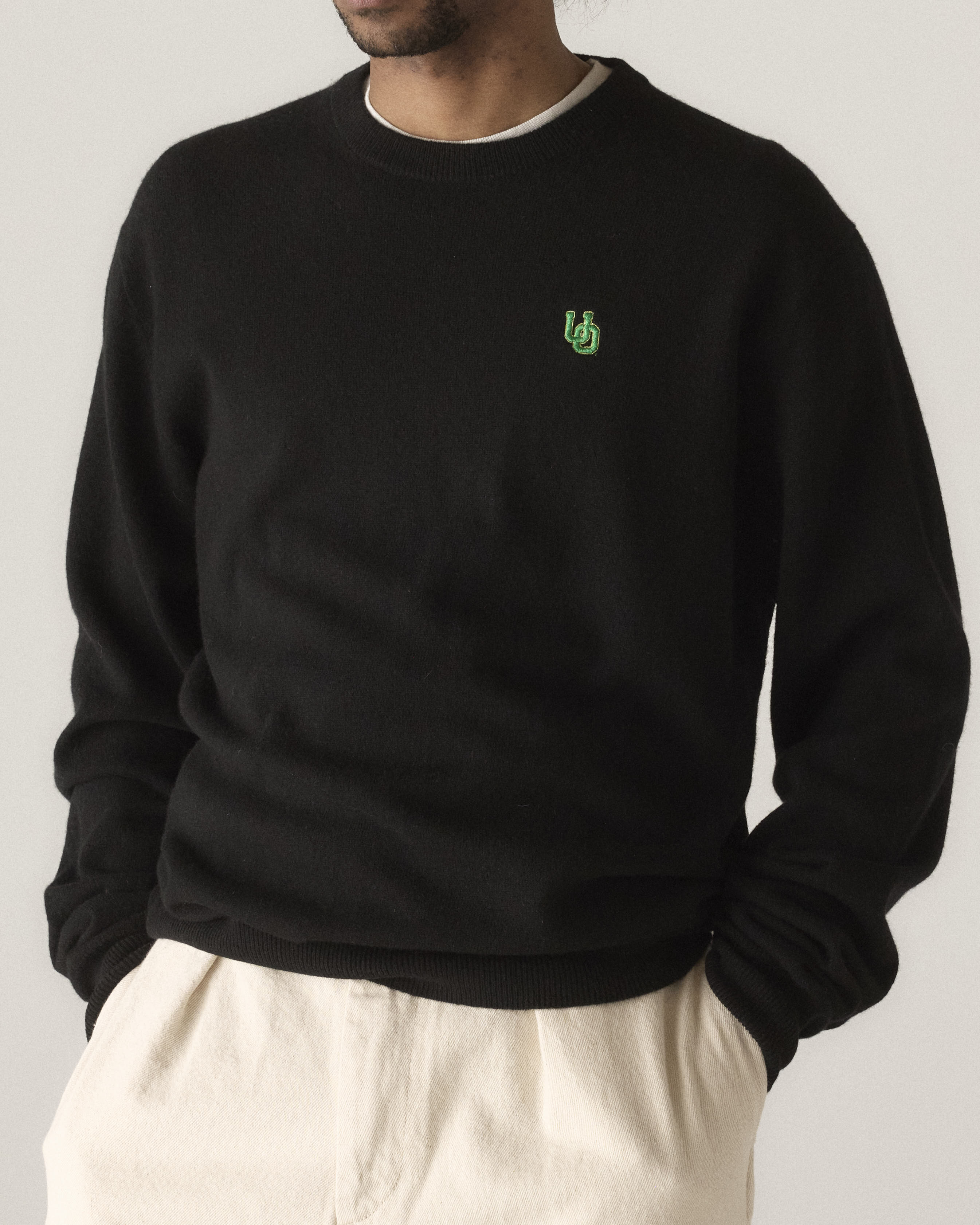 Oregon Men’s Cashmere Crewneck Sweater