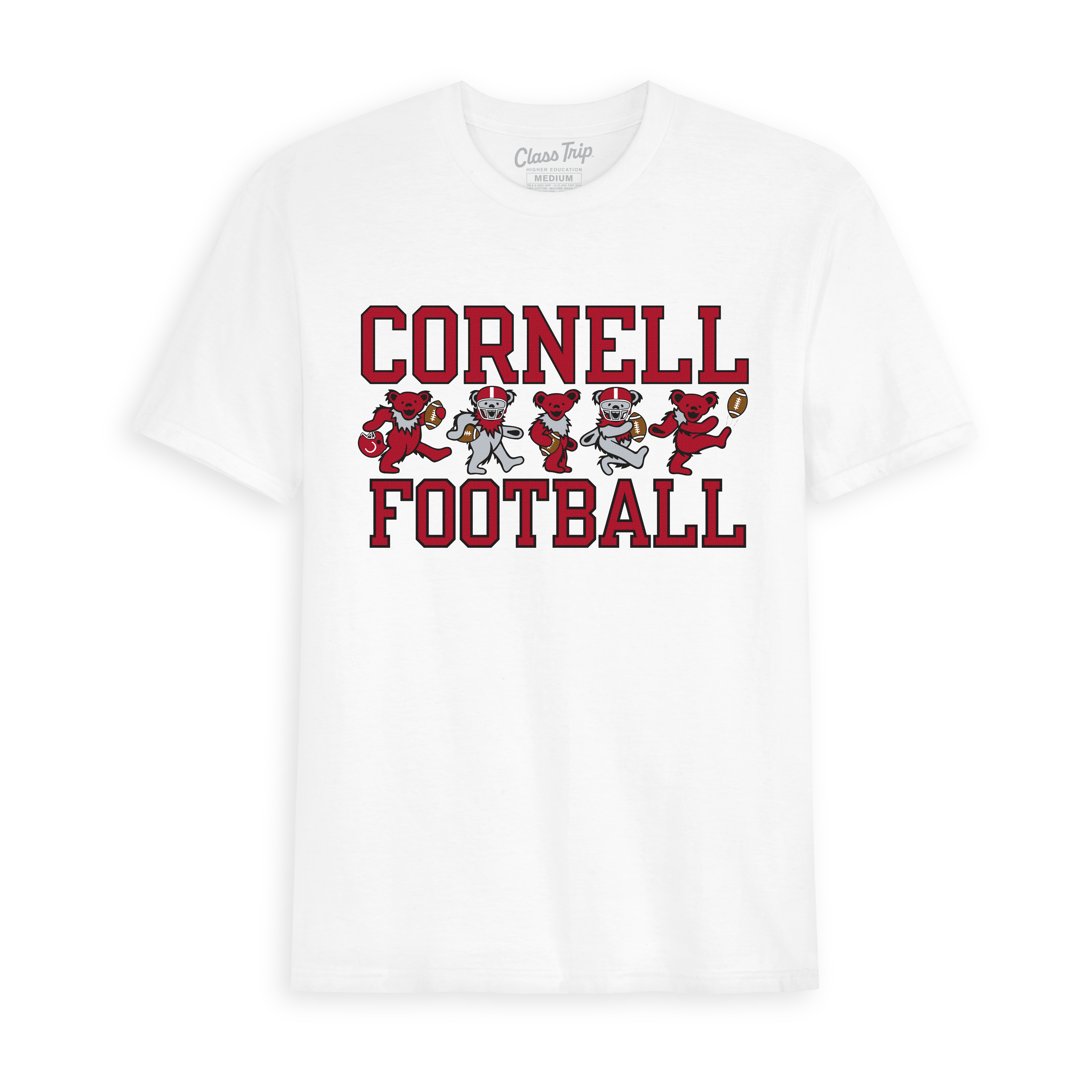 Cornell x Grateful Dead Football Bears Tee