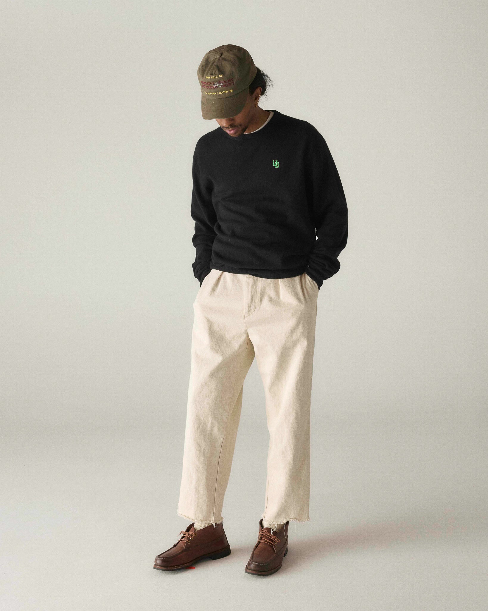 Oregon Men’s Cashmere Crewneck Sweater