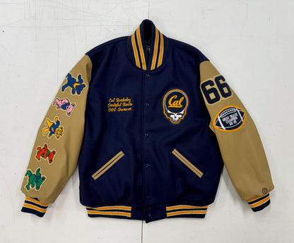 Cal Berkeley x Class Trip Grateful Bears Varsity Jacket