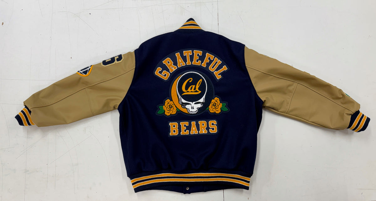 Cal Berkeley x Class Trip Grateful Bears Varsity Jacket