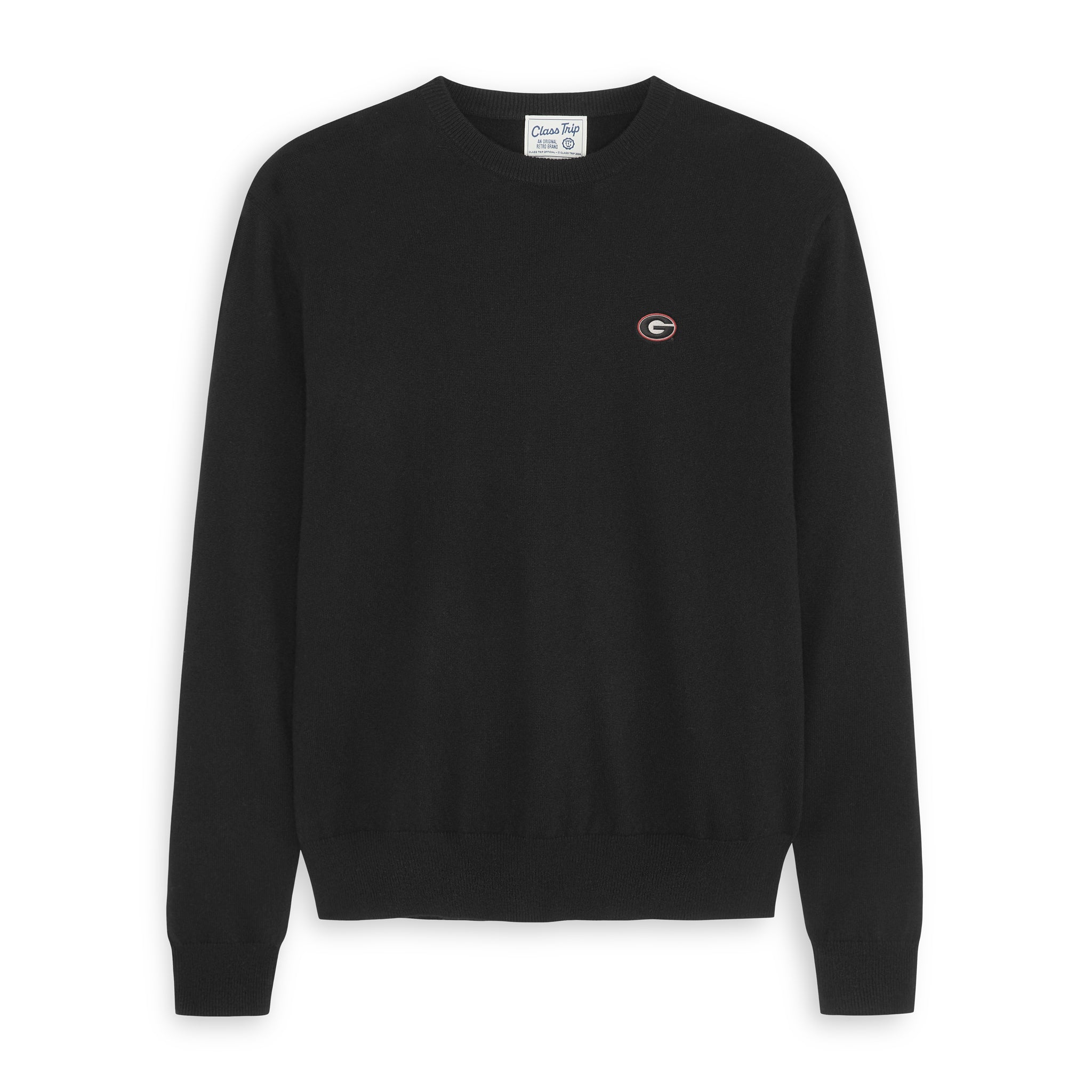 Georgia Men's Cashmere Crewneck Sweater | Class Trip