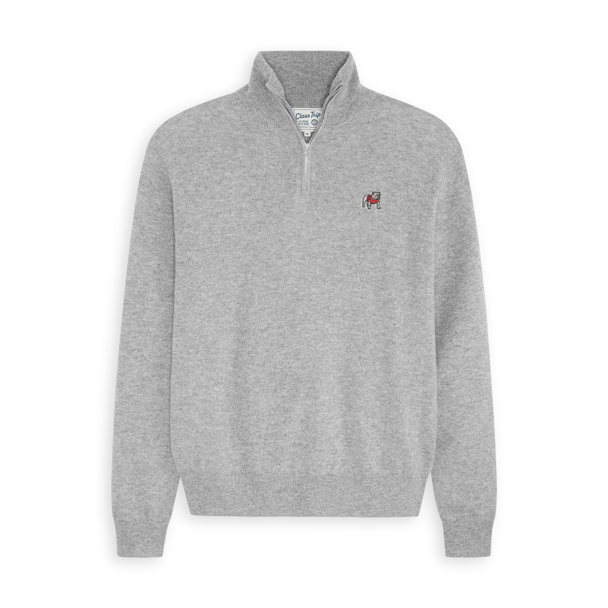 Georgia Men's Cashmere 1/4 Zip Sweater | Class Trip