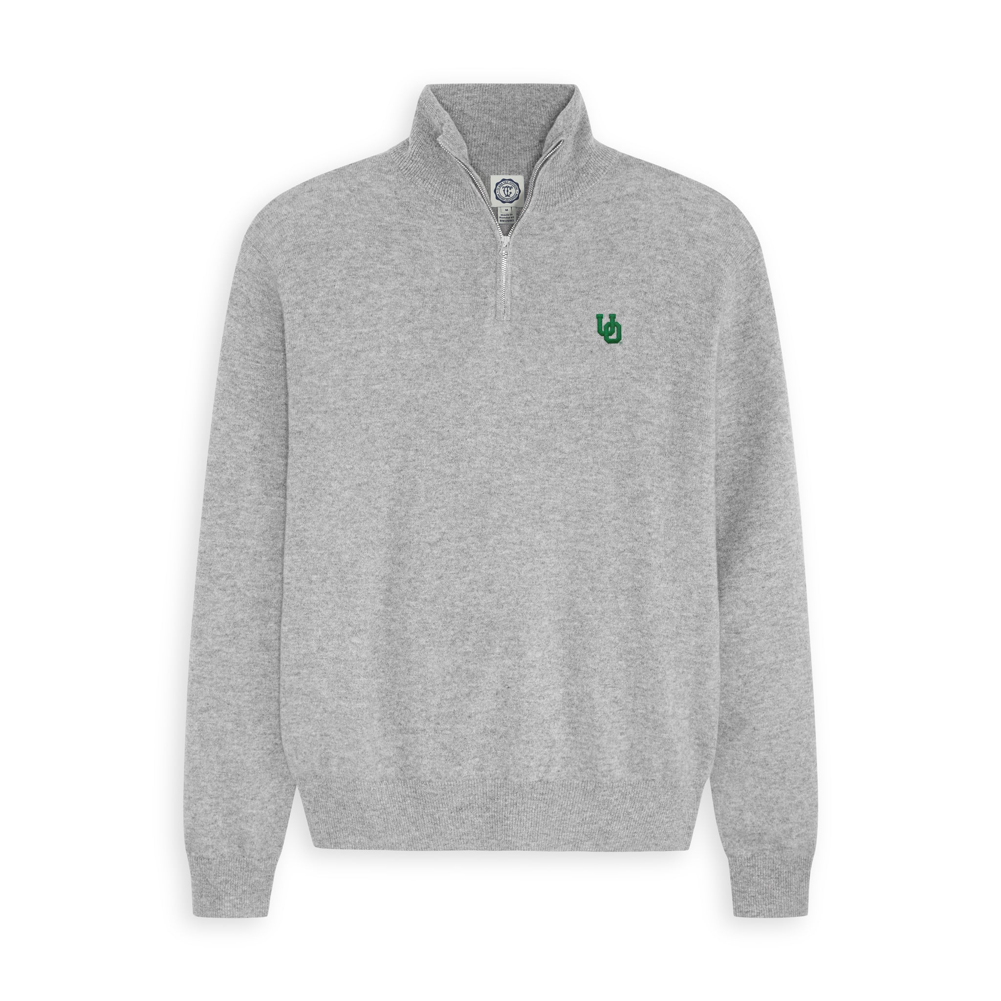 Oregon Men’s Cashmere ¼ Zip Sweater