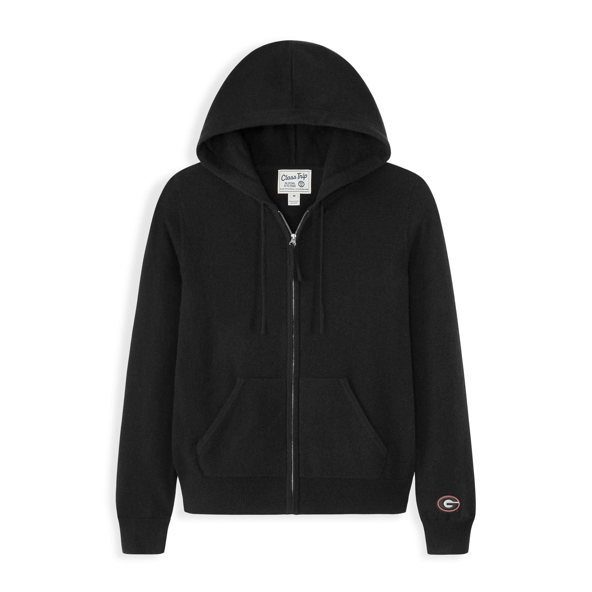 Georgia Women's Cashmere Zip-Up Hoodie
