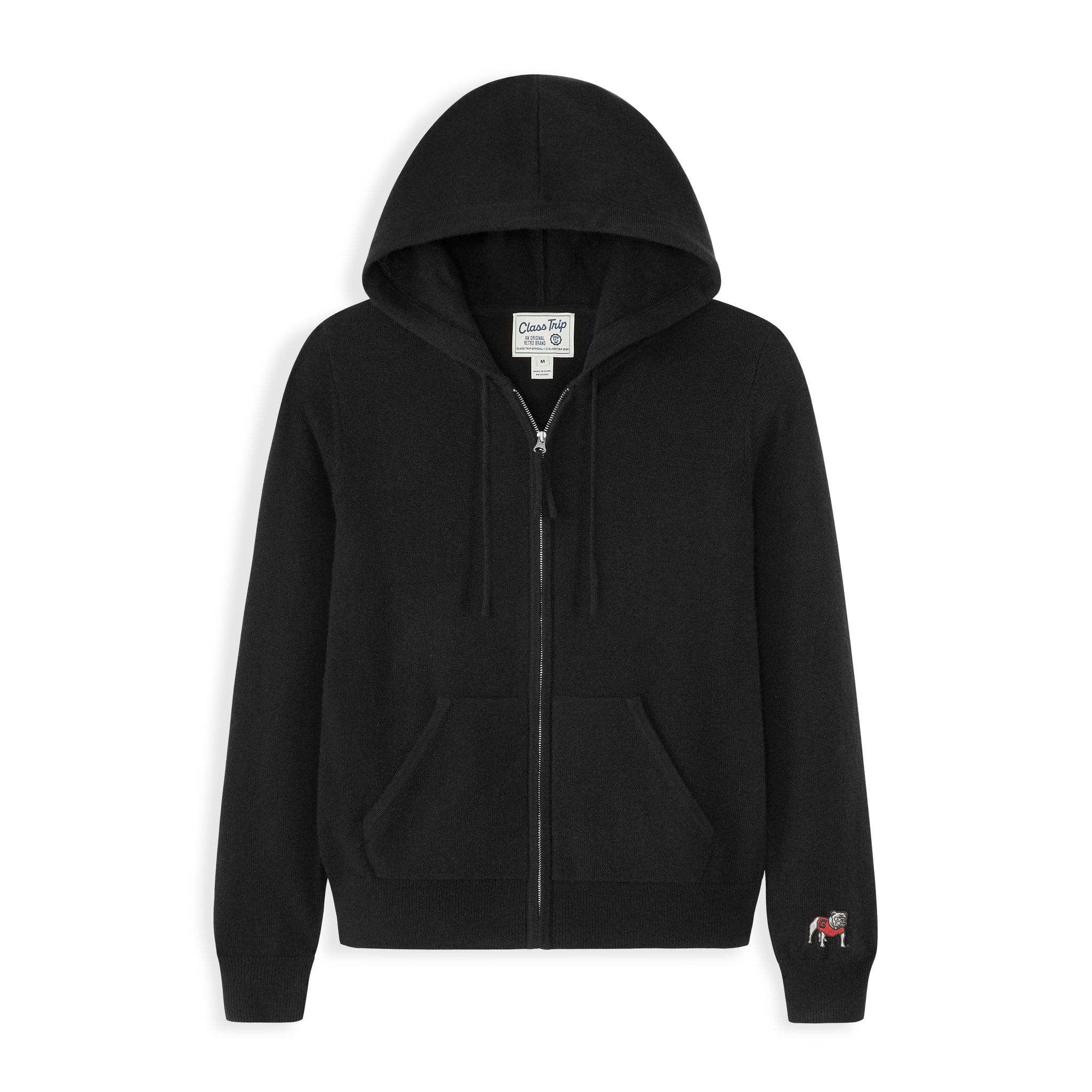 Georgia Women's Cashmere Zip-Up Hoodie