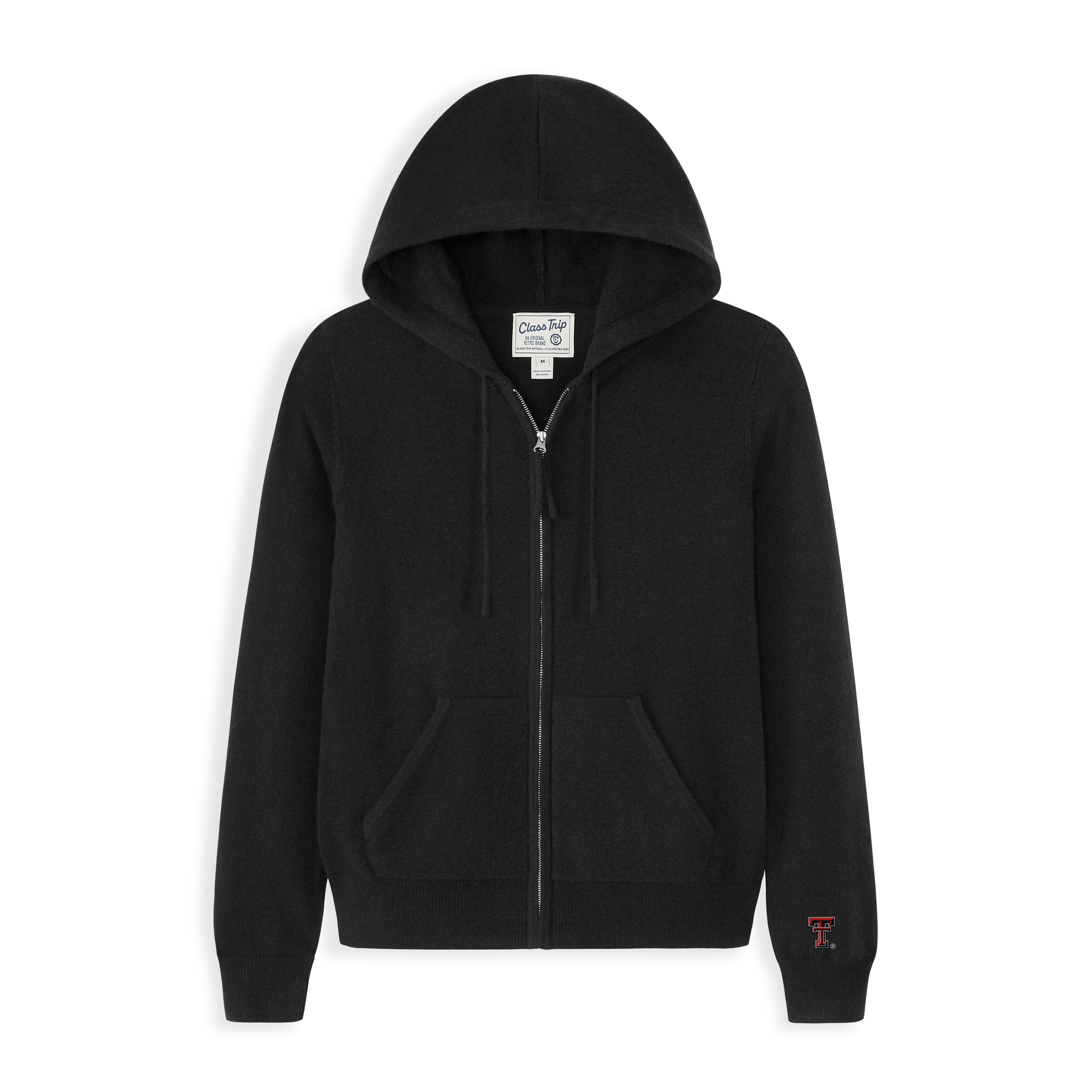 Texas Tech Women's Cashmere Zip-Up Hoodie