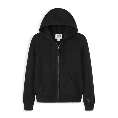 Texas Tech Women's Cashmere Zip-Up Hoodie