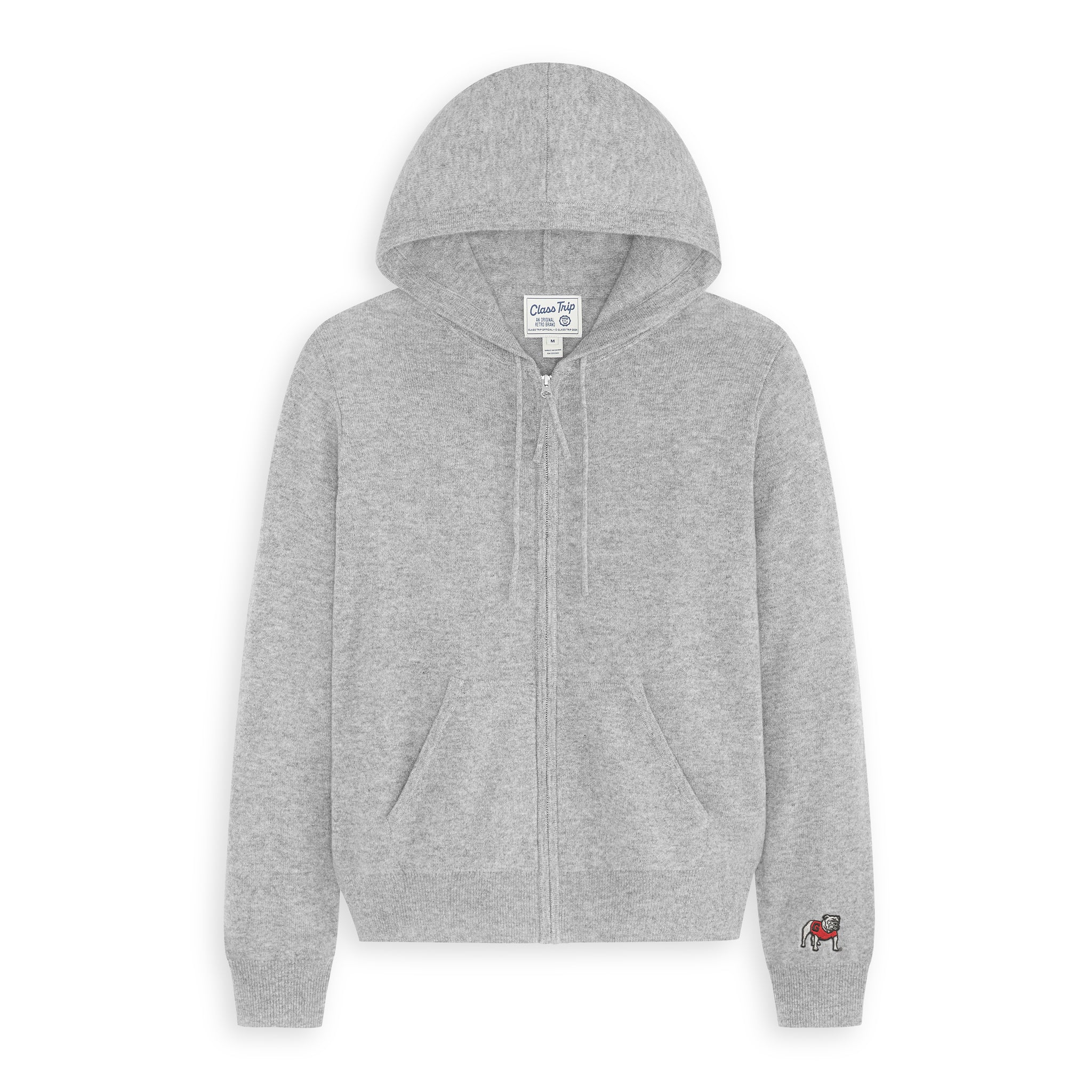 Georgia Women's Cashmere Zip-Up Hoodie