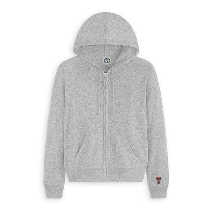 Texas Tech Women's Cashmere Zip-Up Hoodie