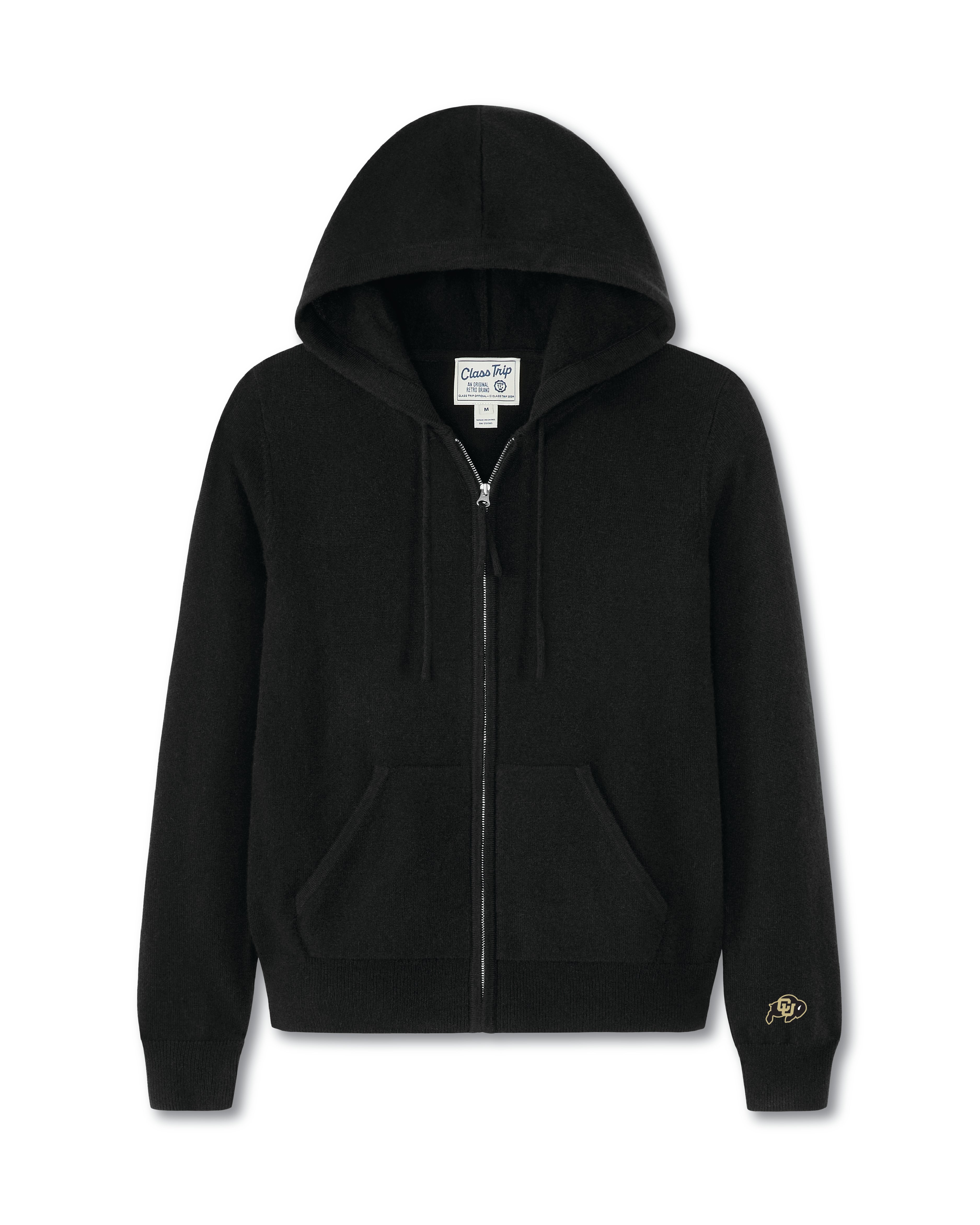 Colorado Women’s Cashmere Full Zip Hoodie Sweater