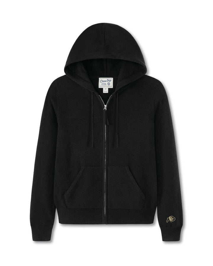 Colorado Women’s Cashmere Full Zip Hoodie Sweater