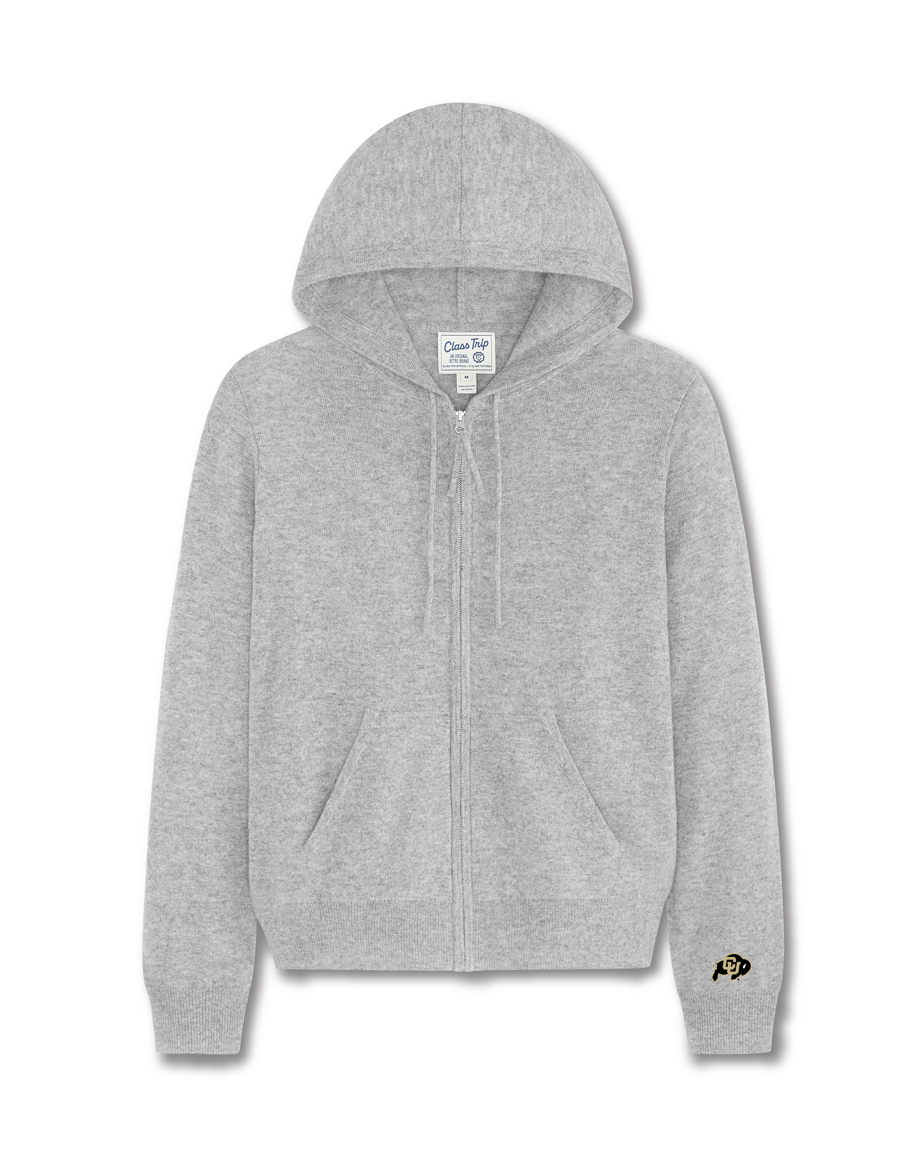 Colorado Women’s Cashmere Full Zip Hoodie Sweater