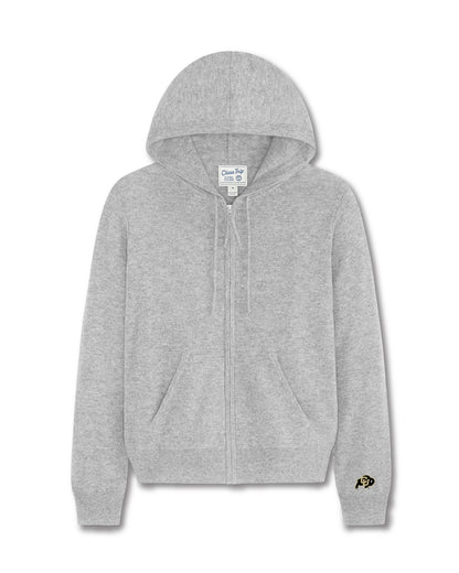 Colorado Women’s Cashmere Full Zip Hoodie Sweater
