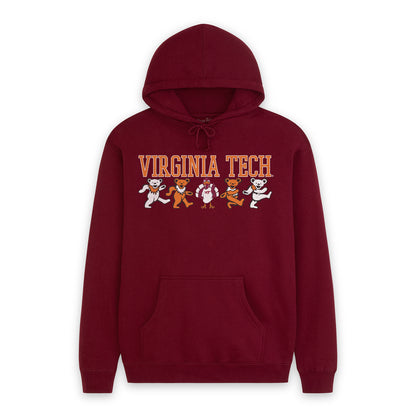 Virginia Tech x Grateful Dead Mascot Bears Hoodie