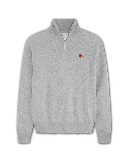 Louisville Men’s Cashmere ¼ Zip Sweater