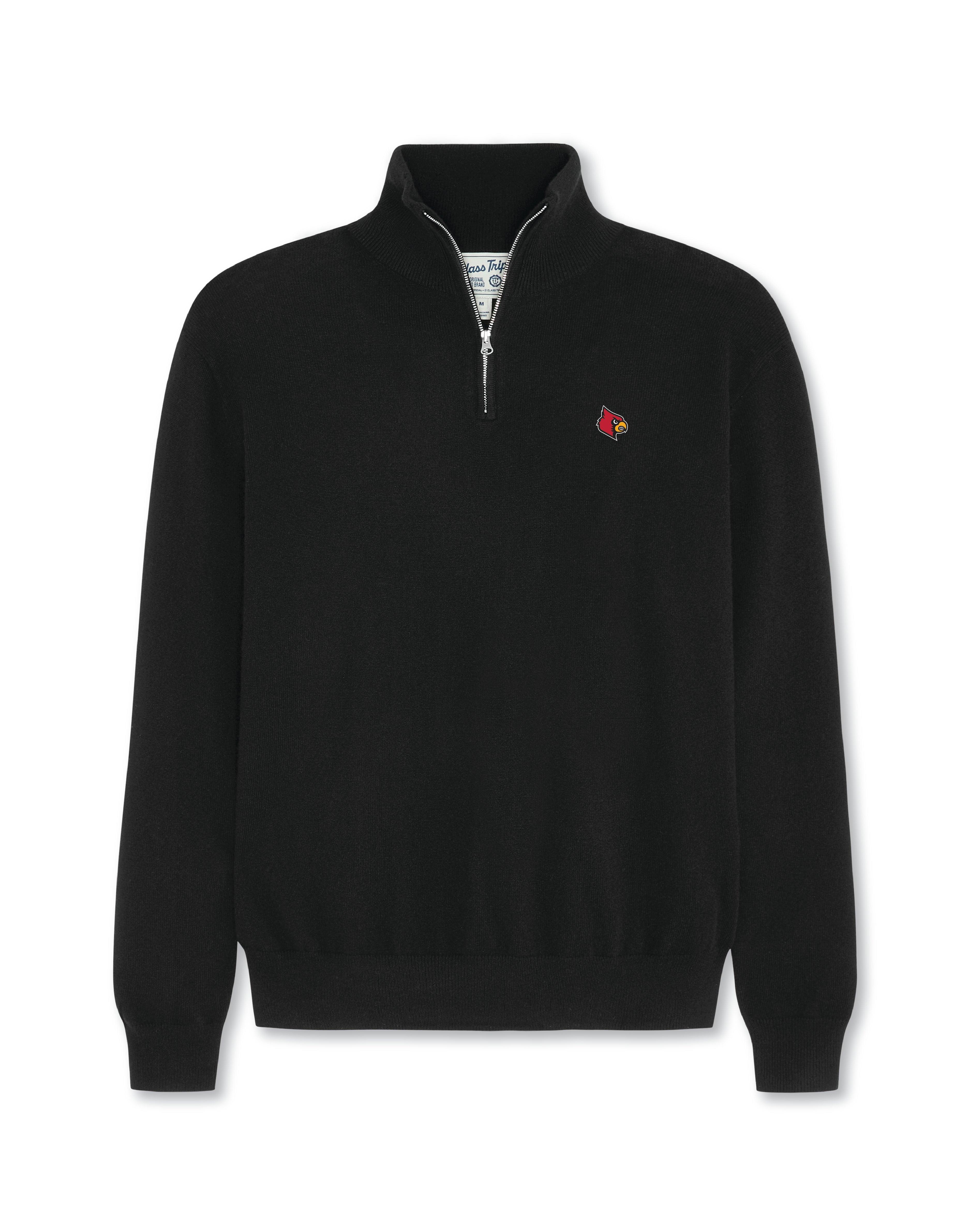 Louisville Men’s Cashmere ¼ Zip Sweater