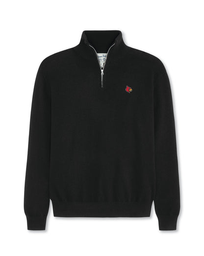 Louisville Men’s Cashmere ¼ Zip Sweater