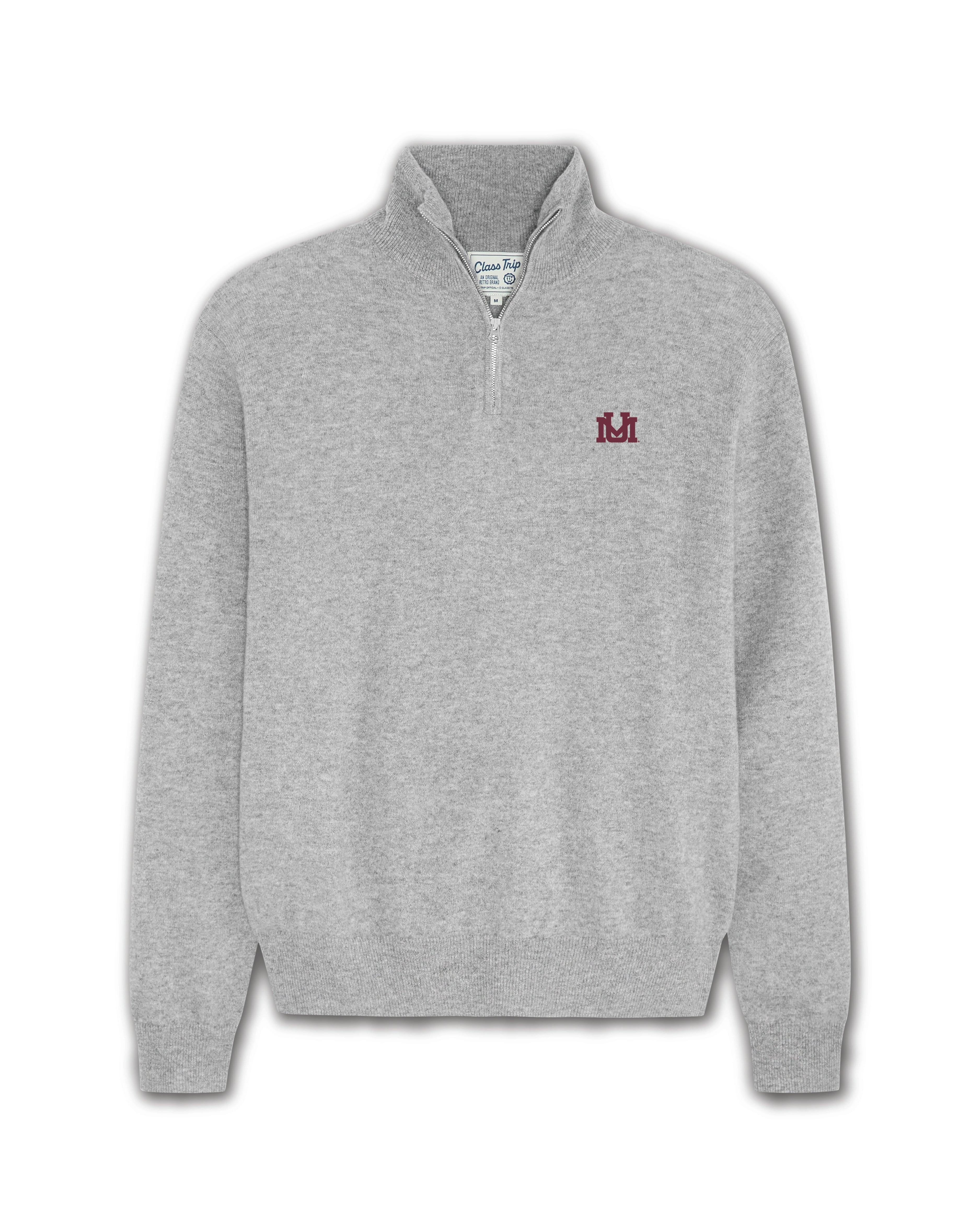 Montana Men’s Cashmere ¼ Zip Sweater