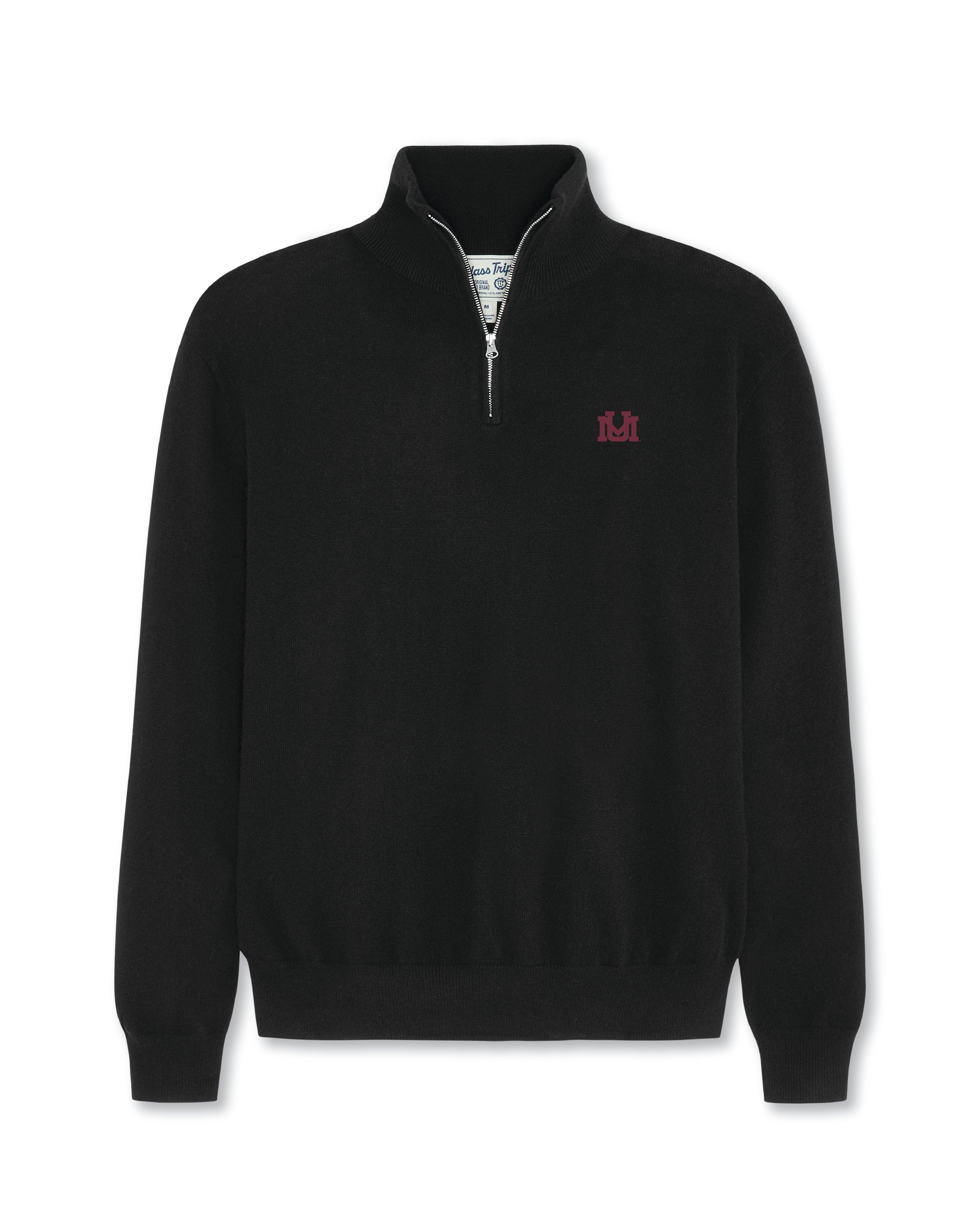 Montana Men’s Cashmere ¼ Zip Sweater