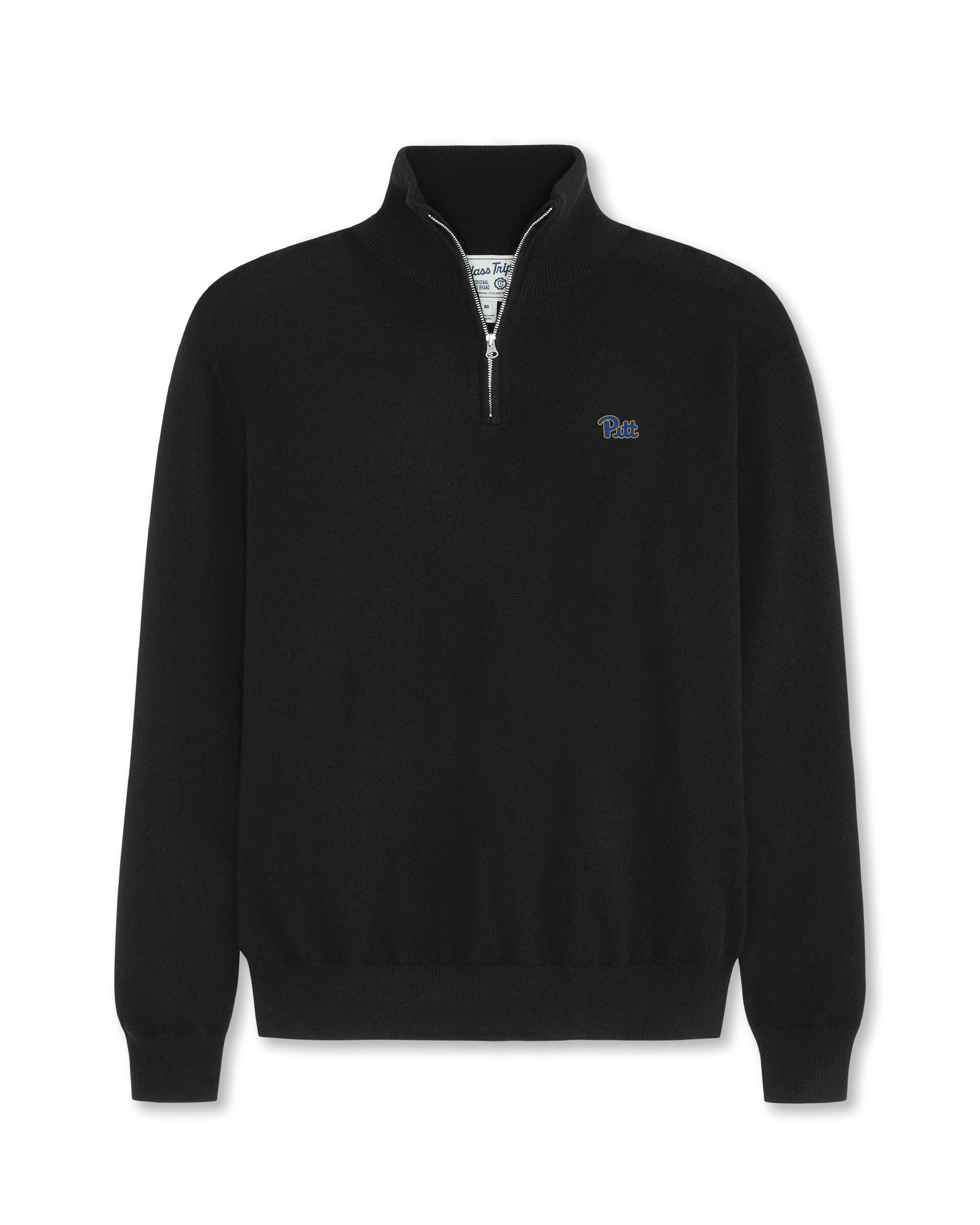Pittsburg Men’s Cashmere ¼ Zip Sweater