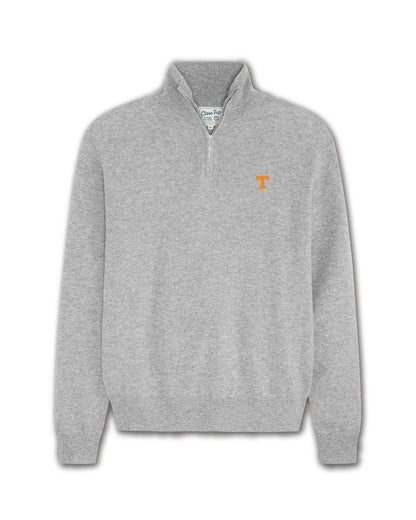 Tennessee Men’s Cashmere ¼ Zip Sweater