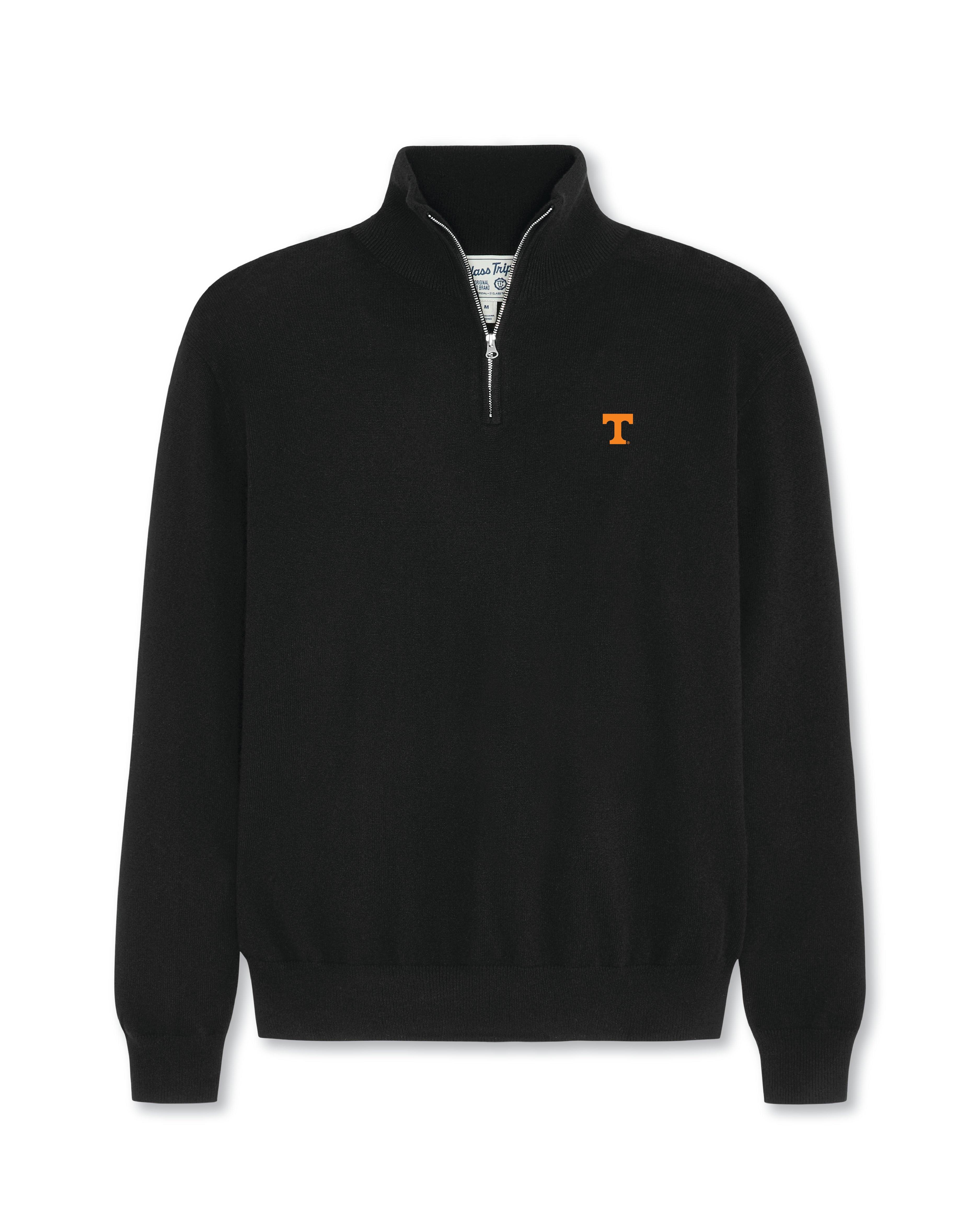 Tennessee Men’s Cashmere ¼ Zip Sweater
