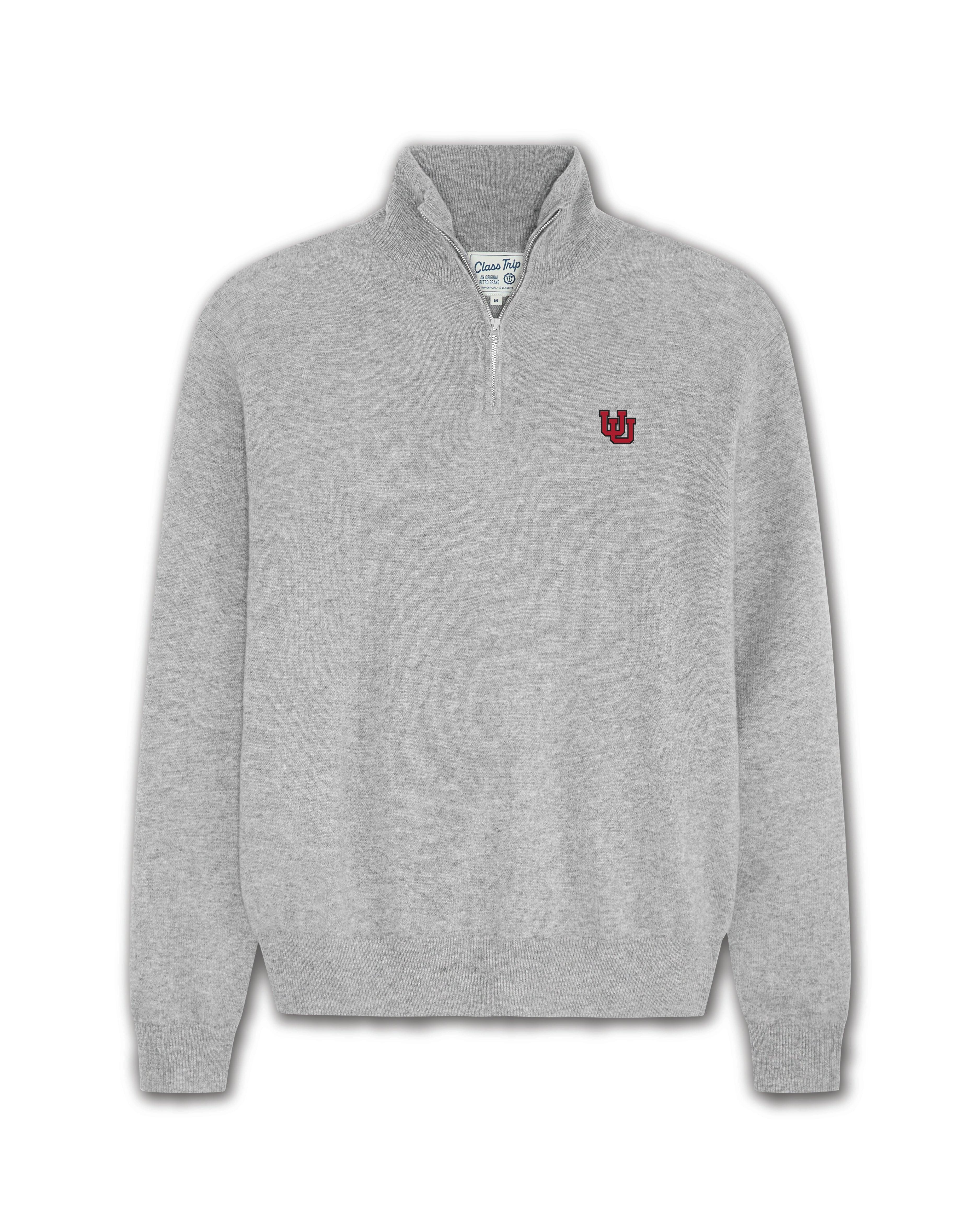 Utah Men’s Cashmere ¼ Zip Sweater