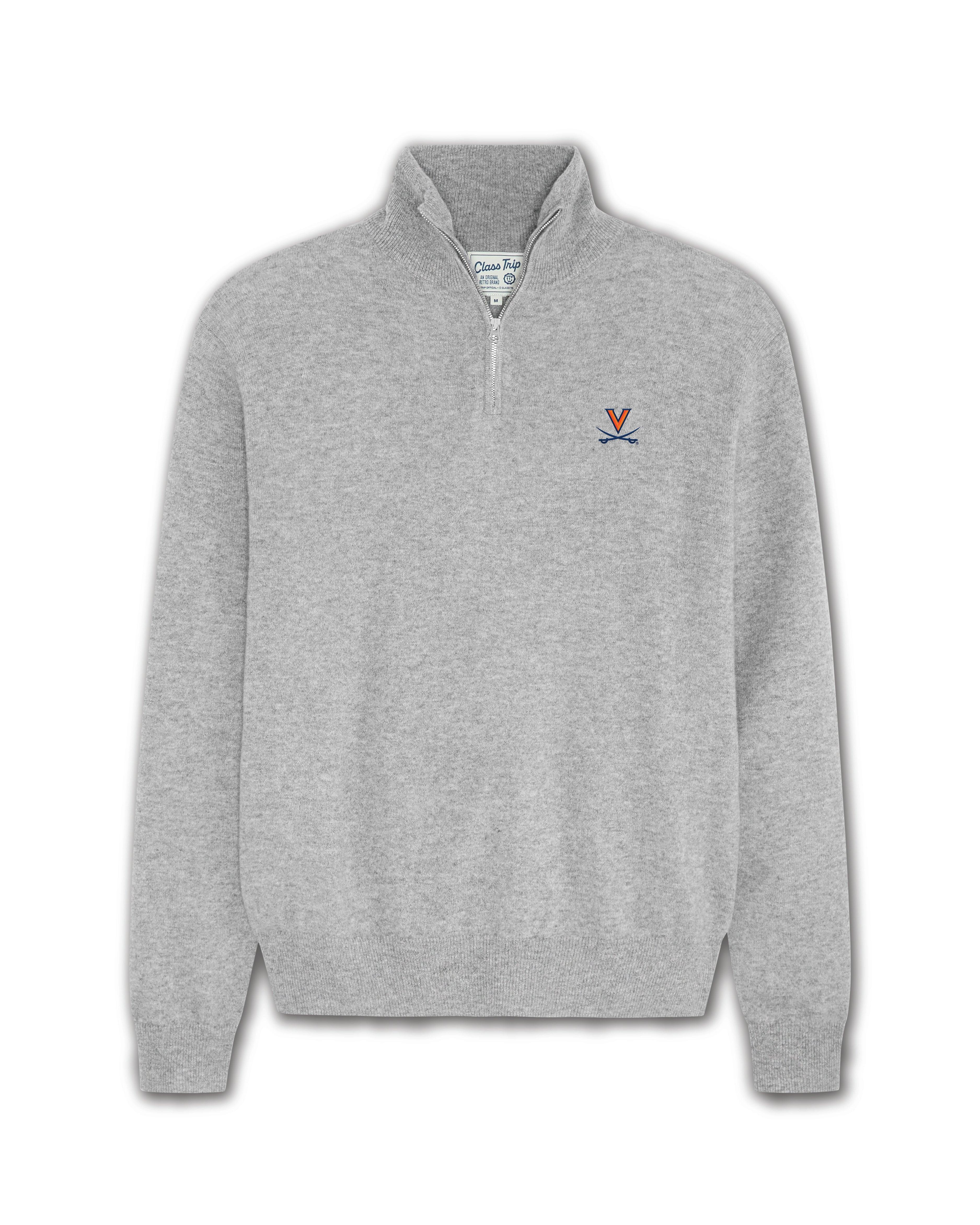 Virginia Men’s Cashmere ¼ Zip Sweater