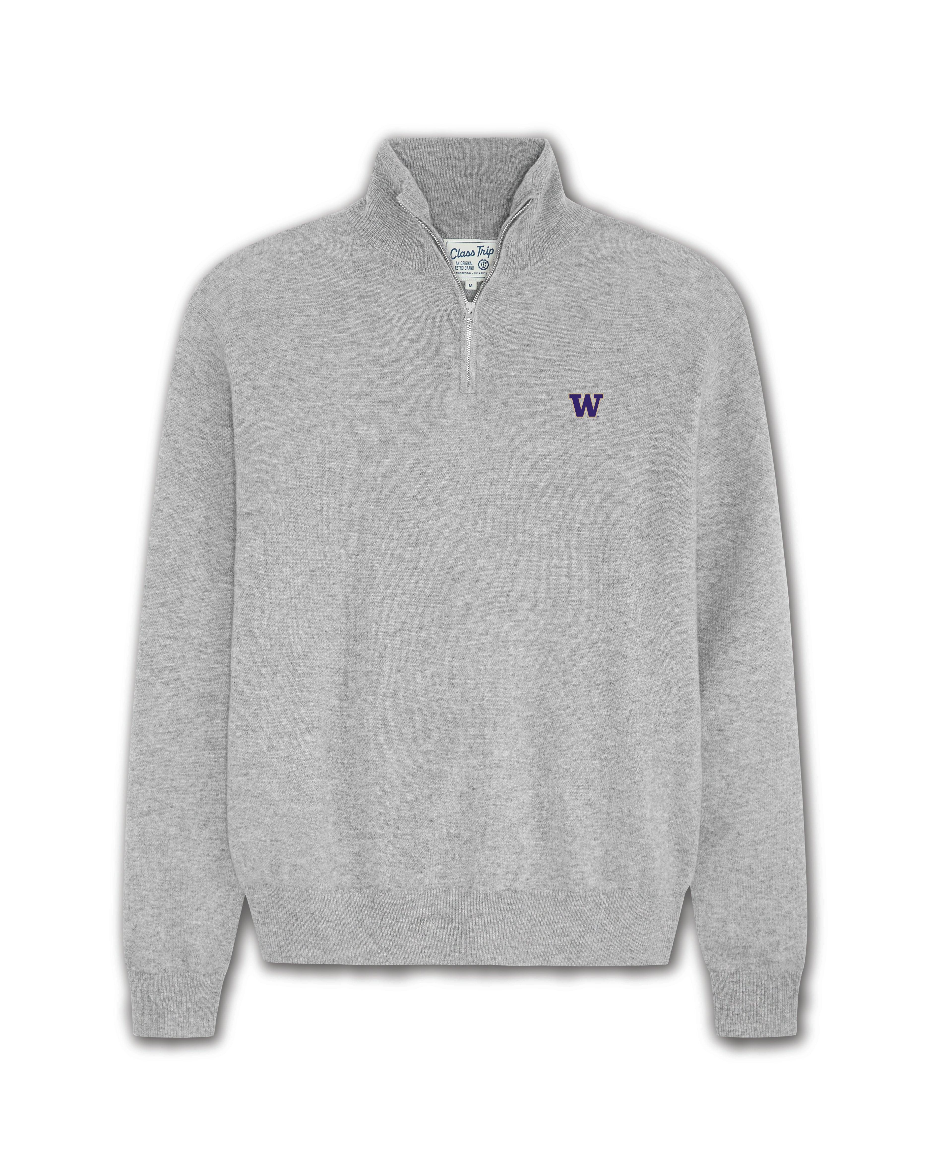 Washington Men’s Cashmere ¼ Zip Sweater