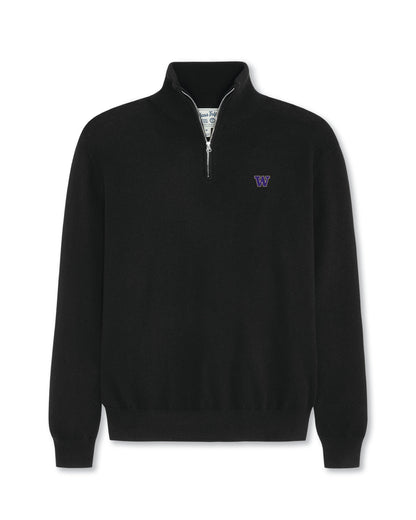 Washington Men’s Cashmere ¼ Zip Sweater