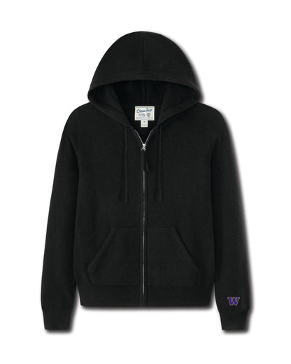 Washington Women’s Cashmere Full Zip Hoodie Sweater