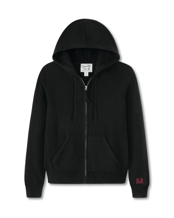 Montana Women’s Cashmere Full Zip Hoodie Sweater