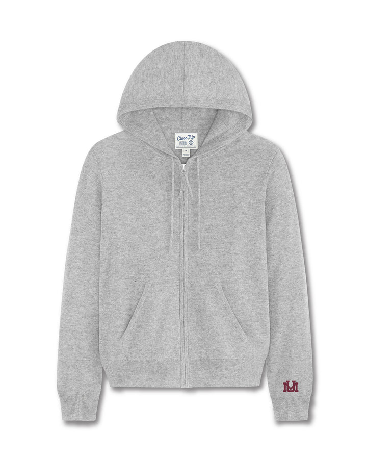 Montana Women’s Cashmere Full Zip Hoodie Sweater