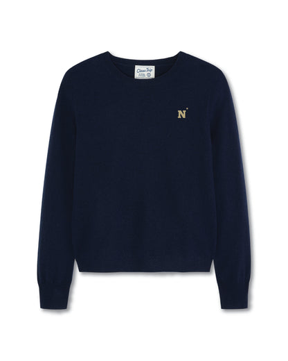 Navy Women’s Cashmere Crewneck Sweater