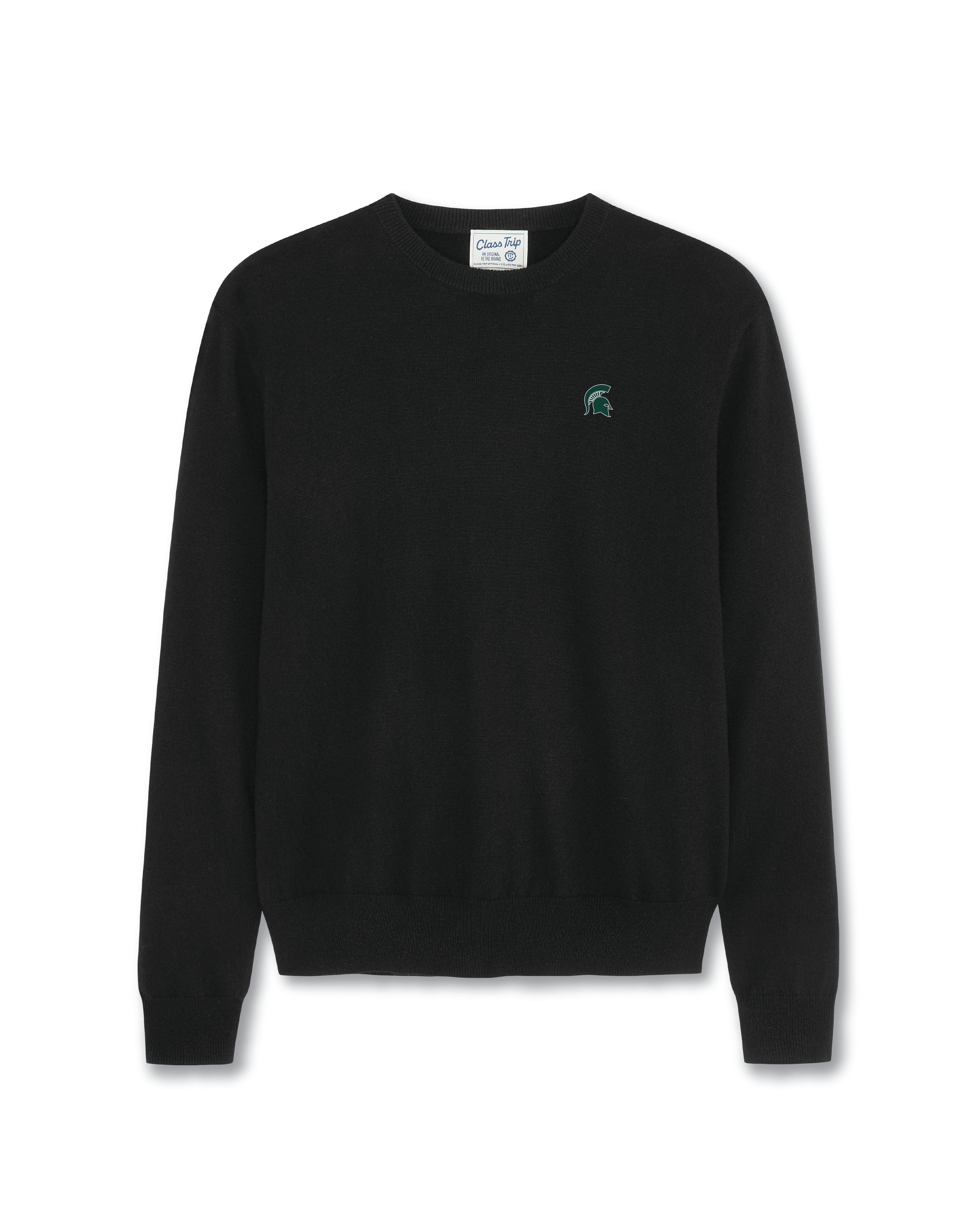 Michigan State Men’s Cashmere Crewneck Sweater