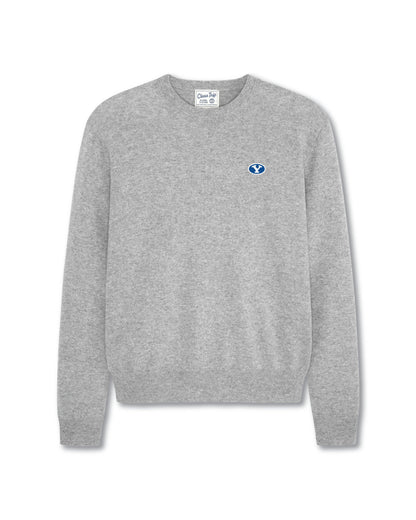 BYU Men’s Cashmere Crewneck Sweater