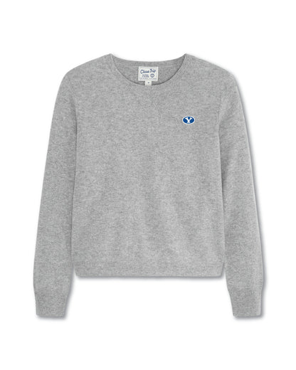 BYU Women’s Cashmere Crewneck Sweater