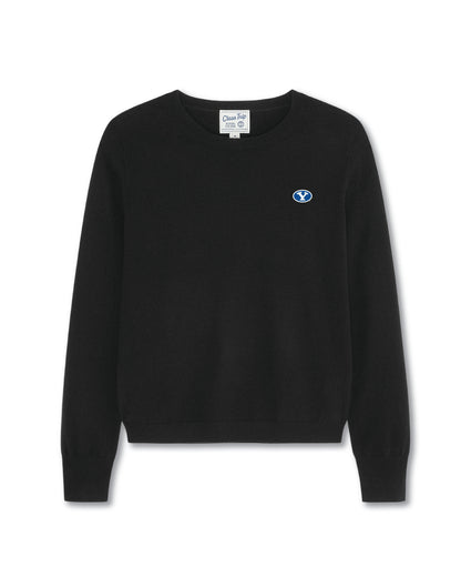BYU Women’s Cashmere Crewneck Sweater