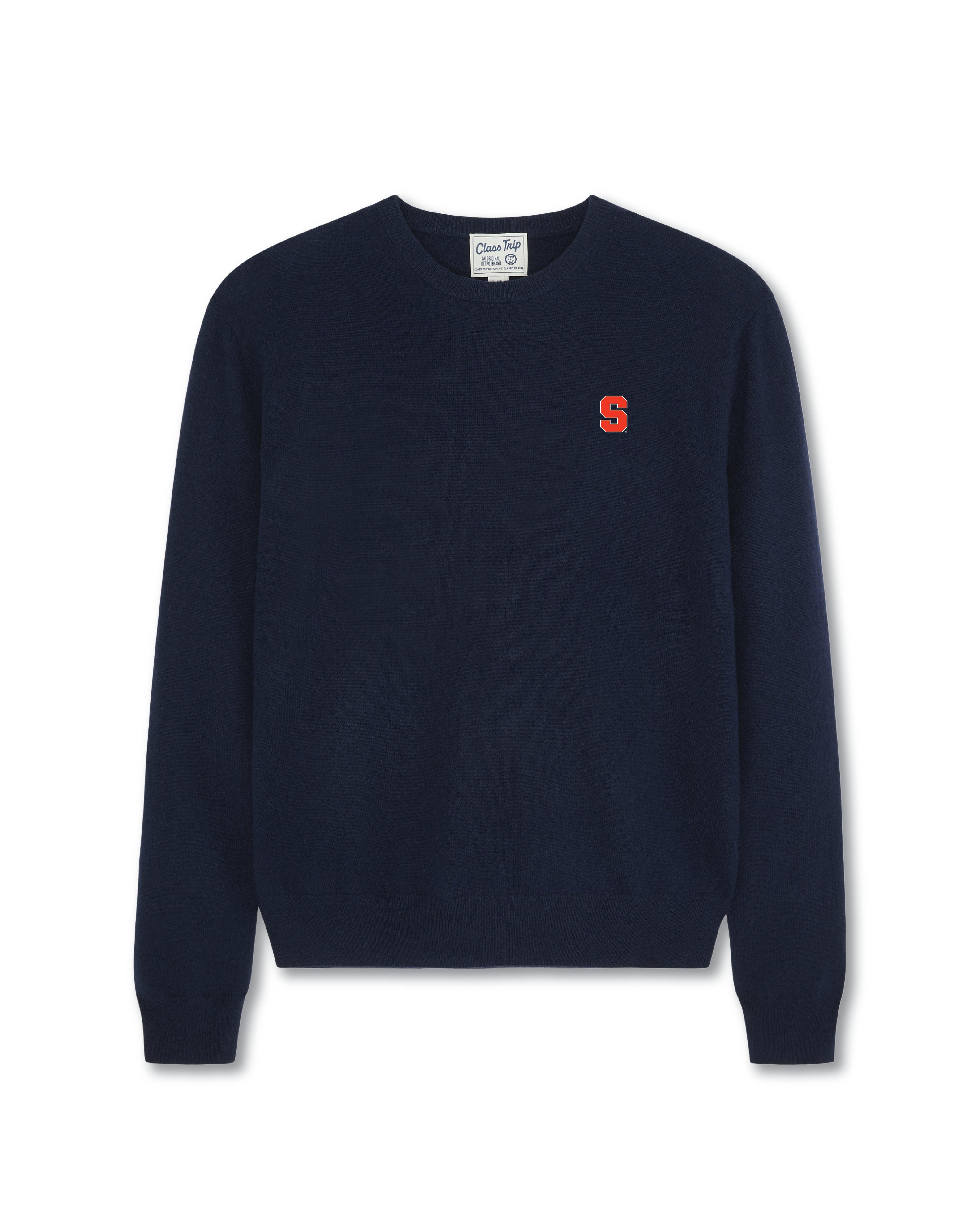 Syracuse Men’s Cashmere Crewneck Sweater