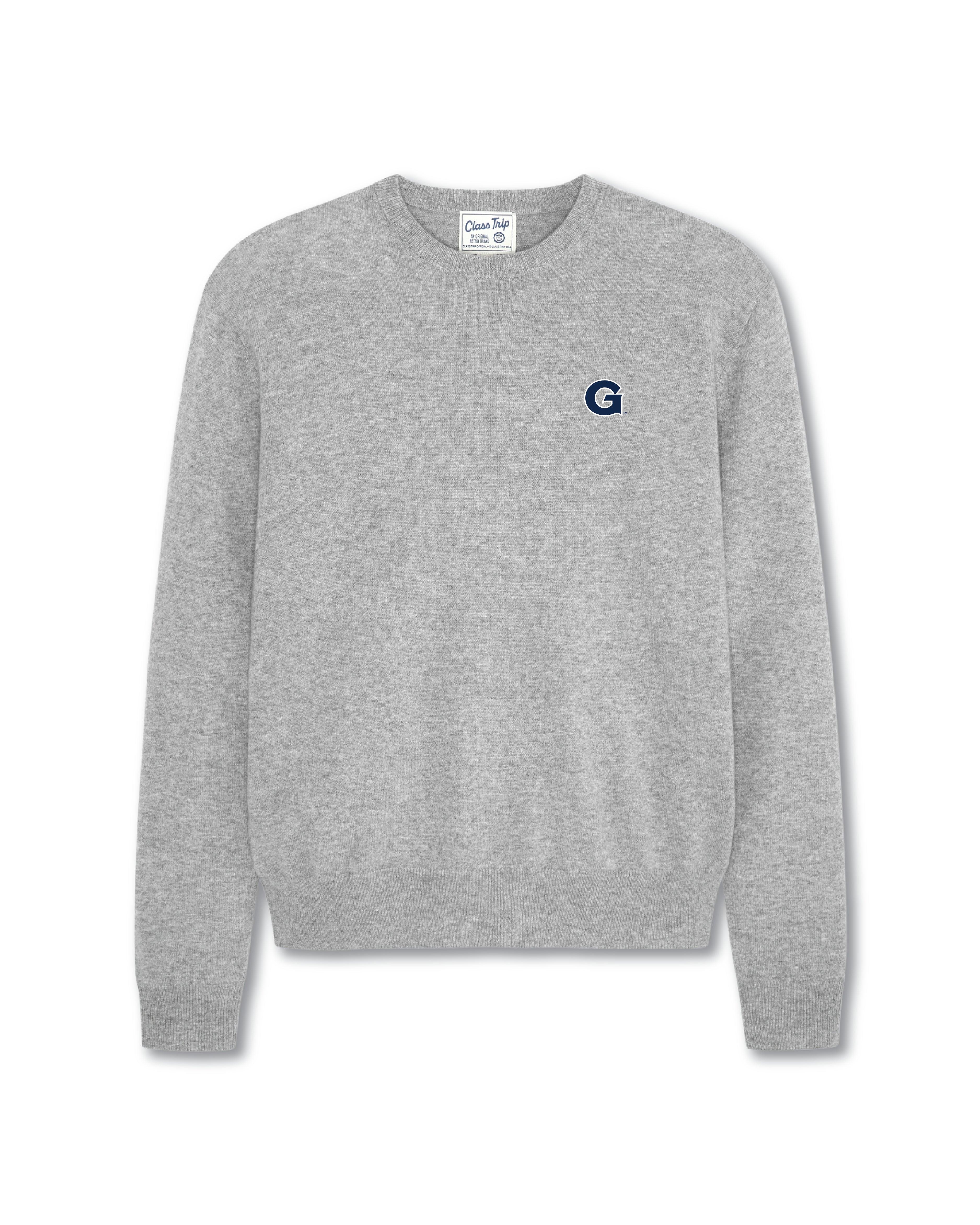Georgetown Men’s Cashmere Crewneck Sweater