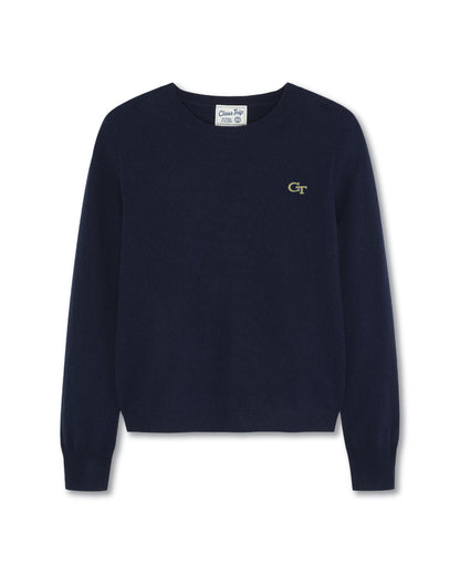 Georgia Tech Women’s Cashmere Crewneck Sweater