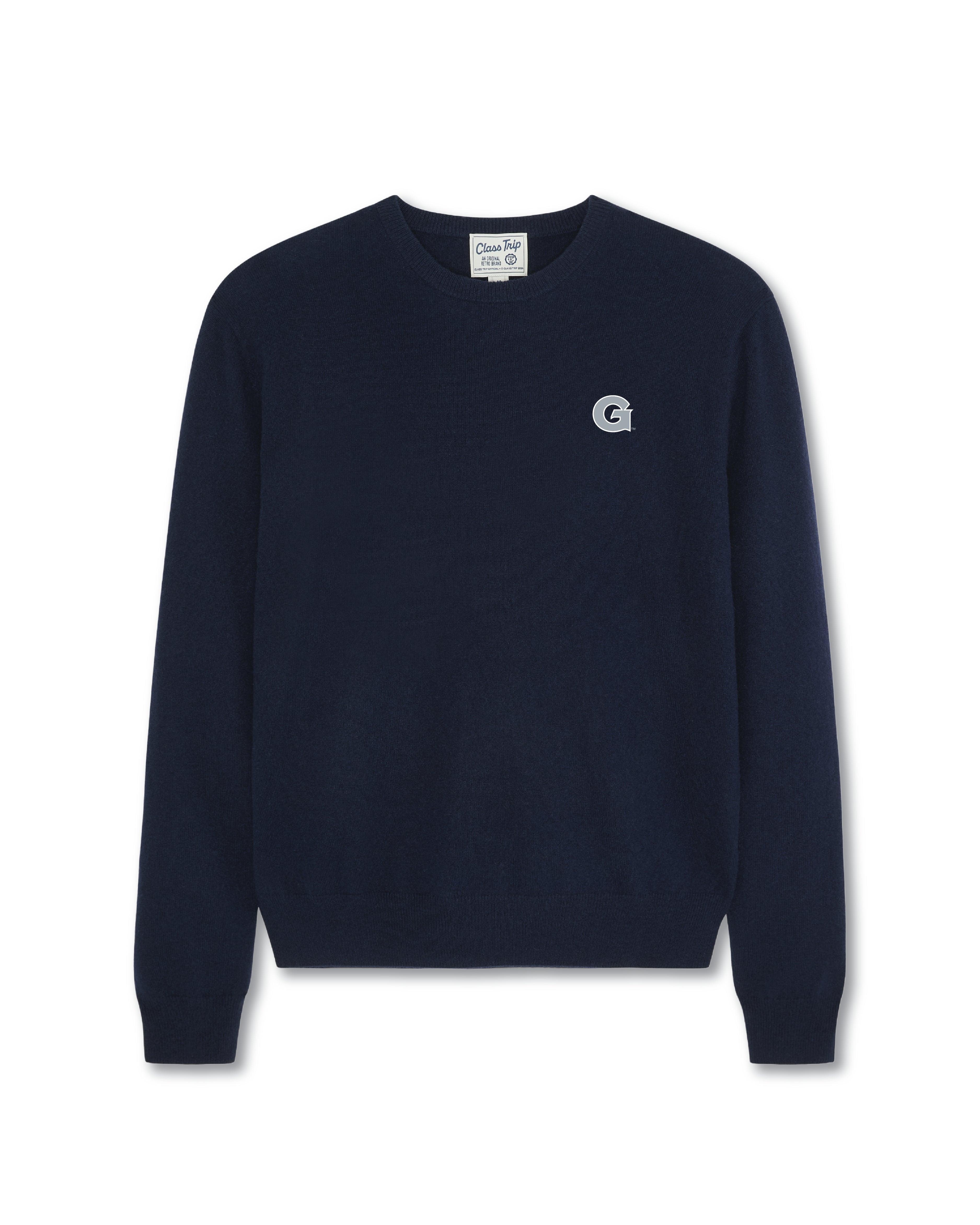 Georgetown Men’s Cashmere Crewneck Sweater