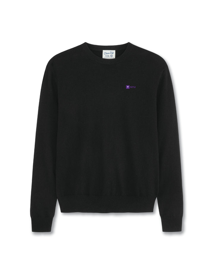 NYU Women’s Cashmere Crewneck Sweater