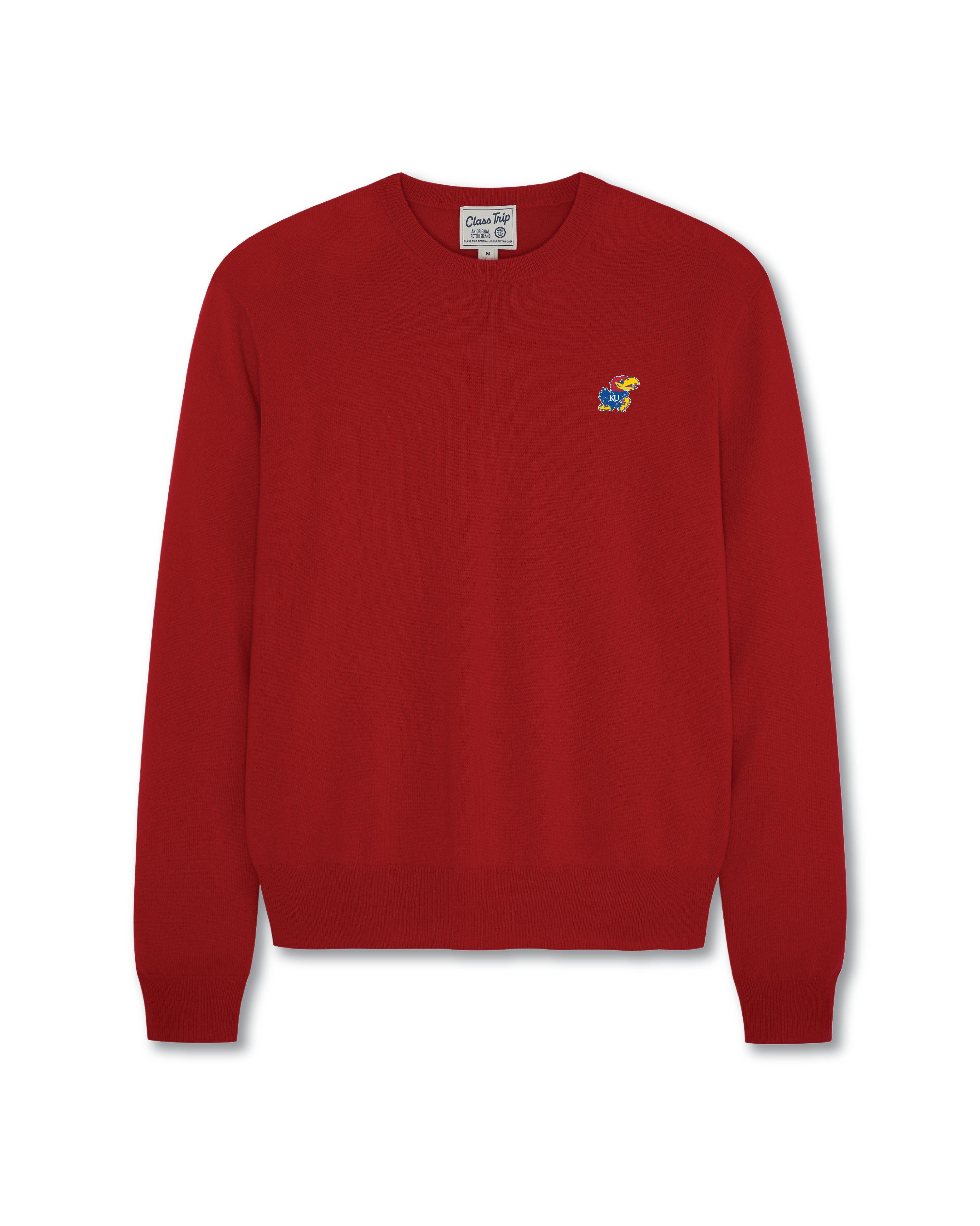 Kansas Men’s Cashmere Crewneck Sweater