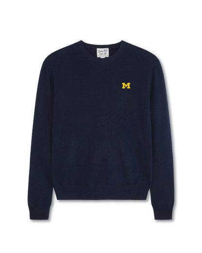 Michigan Men’s Cashmere Crewneck Sweater