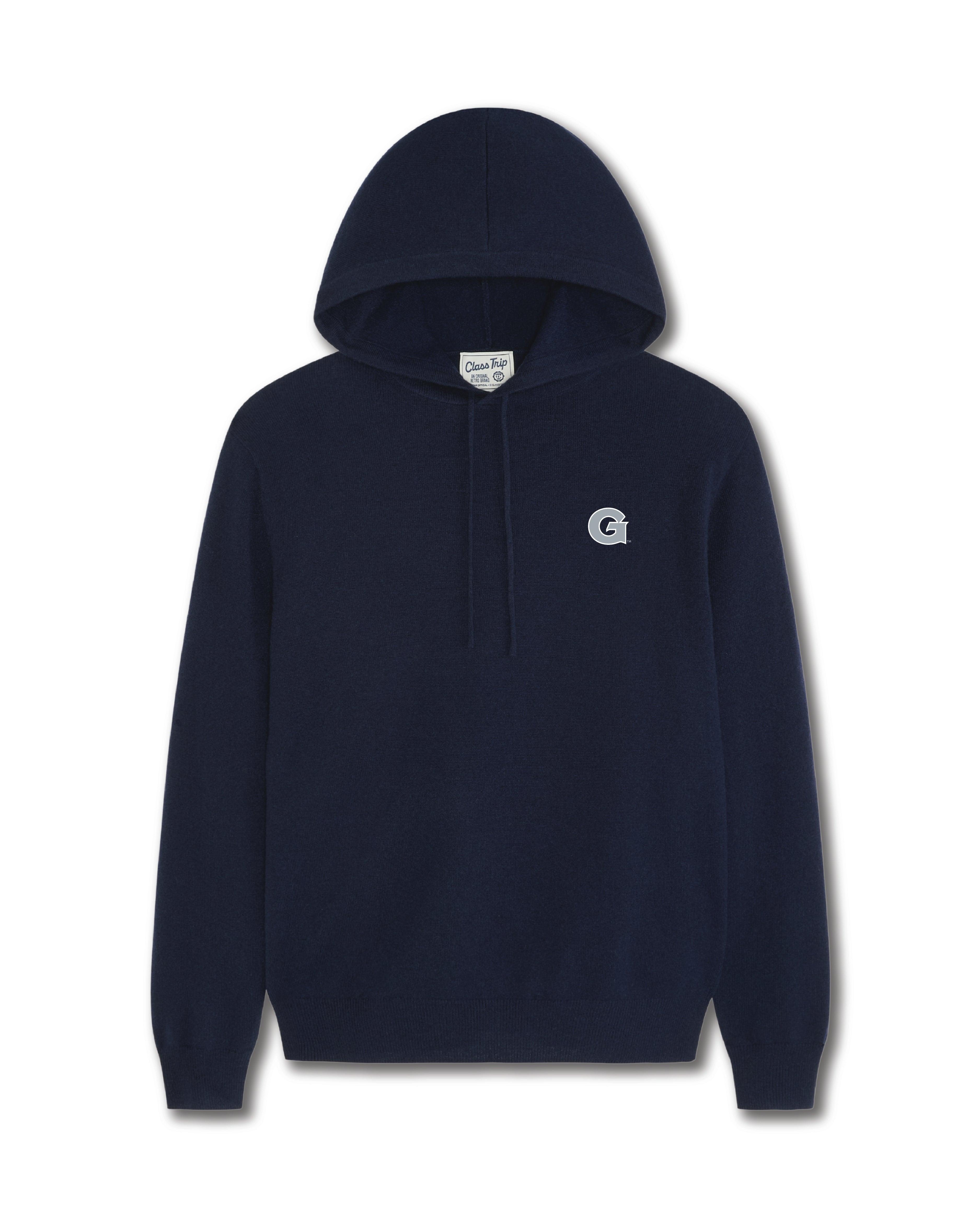 Georgetown Men’s Cashmere Pullover Hoodie