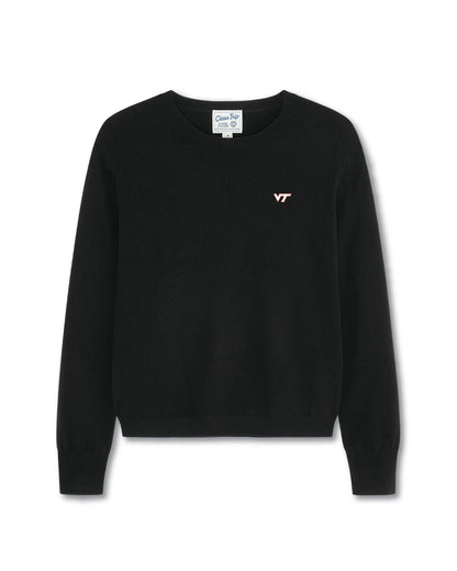 Virginia Tech Women’s Cashmere Crewneck Sweater