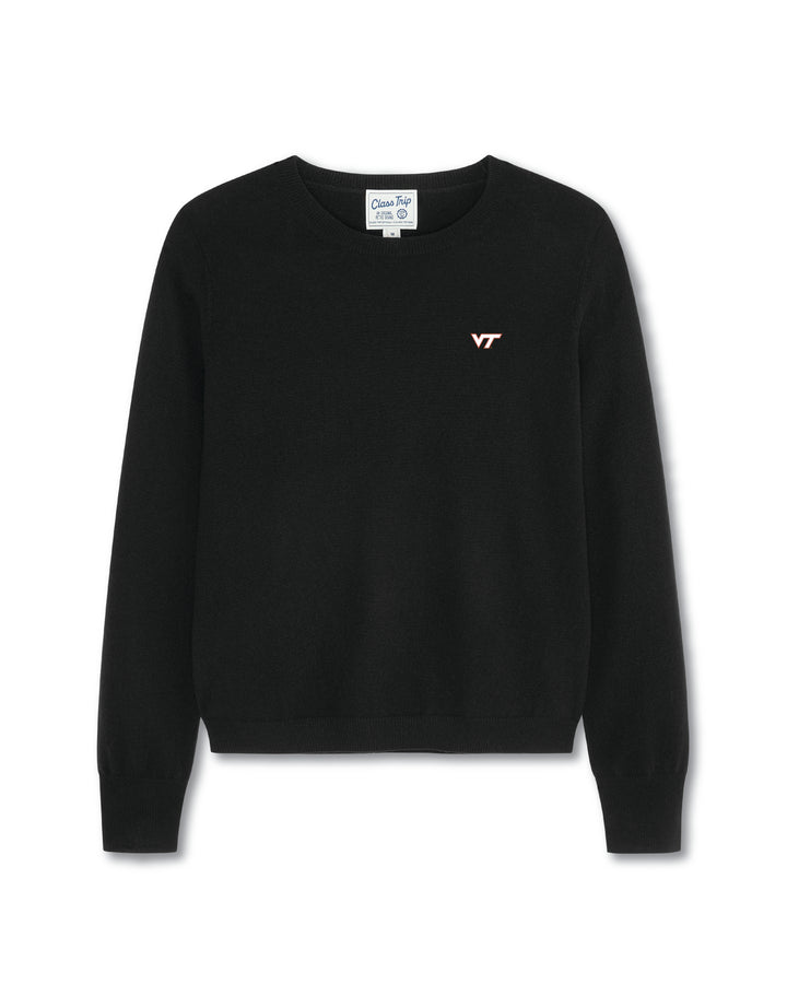 Virginia Tech Women’s Cashmere Crewneck Sweater