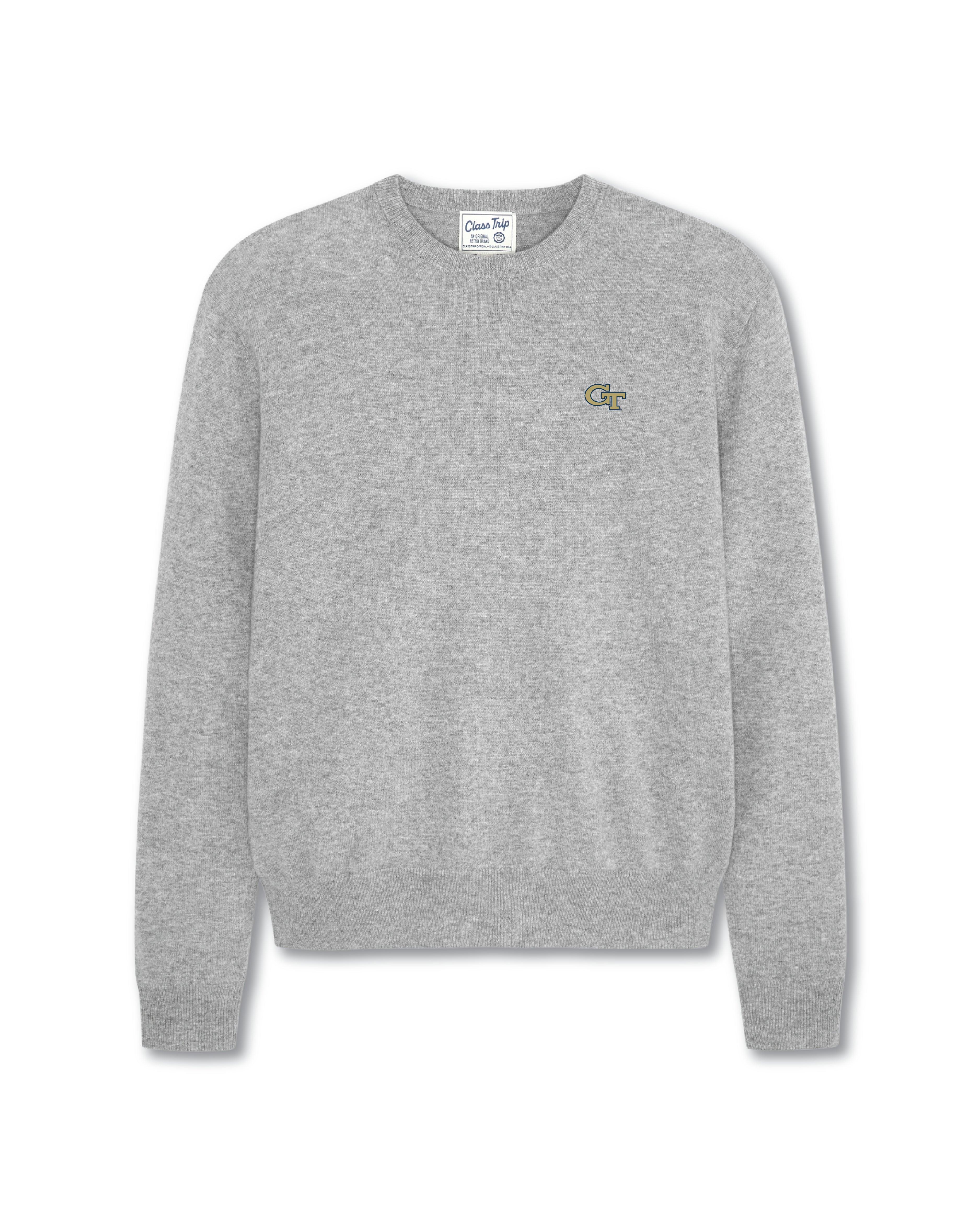 Georgia Tech Men’s Cashmere Crewneck Sweater